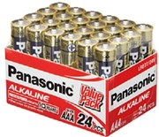 BATTERY PANASONIC AAA 24 PACK ALKALINE