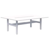 SUMMIT II TOUCHDOWN DESK POD 24 PEOPLE 2100WX1600D WHITE FRAME WHITE TOP