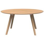 OSLO ROUND 4 LEG MEETING TABLE 1200MM DIA TOP NATURAL TASMANIAN ASH BASE TASMANIAN ASH VENEER TOP