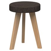 OSLO STOOL NATURAL TASMANIAN ASH BASE WITH KEYLARGO ANTHRACITE FABRIC TOPPER SEAT