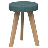 OSLO STOOL NATURAL TASMANIAN ASH BASE WITH KEYLARGO ATLANTIC FABRIC TOPPER SEAT