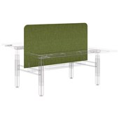 EDGE SUMMIT II CENTRE FABRIC WRAPPED CENTRE DESK SCREEN 1200WX770H KEYLARGO GRASS