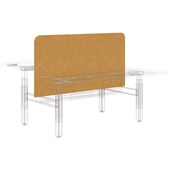 EDGE SUMMIT II CENTRE FABRIC WRAPPED CENTRE DESK SCREEN 1200WX770H KEYLARGO MARIGOLD