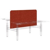 EDGE SUMMIT II CENTRE FABRIC WRAPPED CENTRE DESK SCREEN 1200WX770H KEYLARGO PAPRIKA