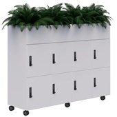 MASCOT MOBILE PLANTER LOCKERS DIGITAL LOCK WHITE