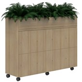 MASCOT MOBILE PLANTER LOCKERS KEY LOCK CLASSIC OAK