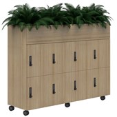 MASCOT MOBILE PLANTER LOCKERS DIGITAL CLASSIC OAK