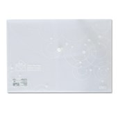 DELI DOMED TRIANGLE FLAP DOCUMENT WALLET CLEAR